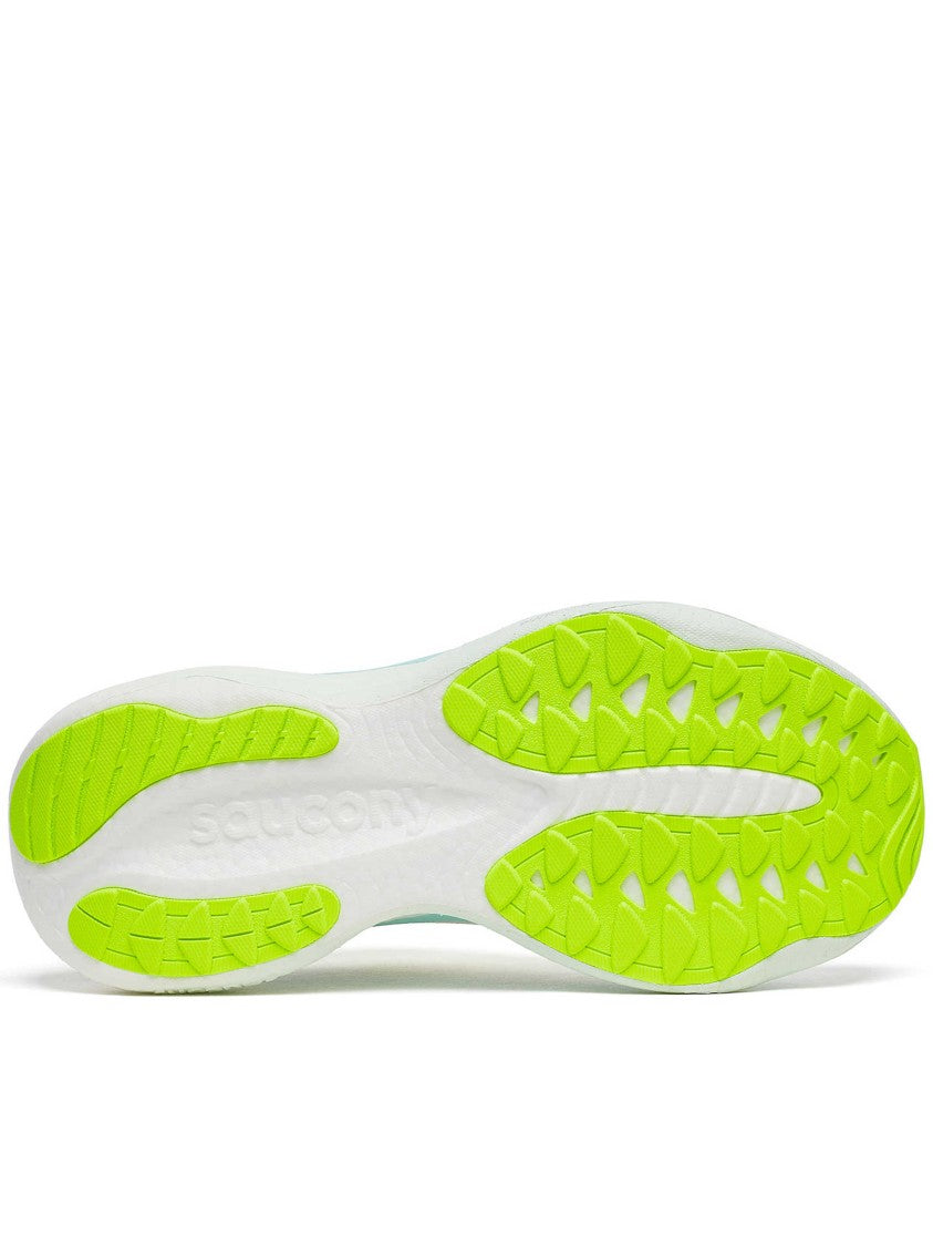 Saucony Light Tonal Running Sneakers With Neon Accents
