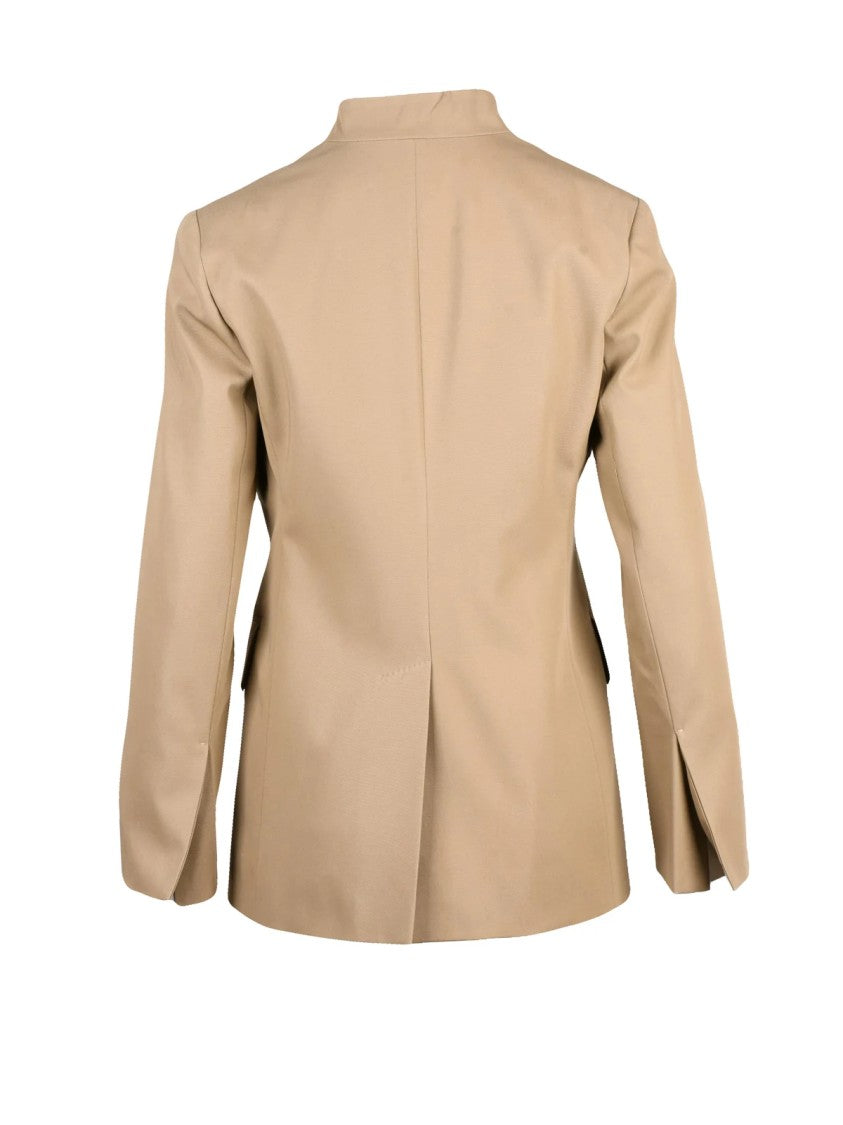 Max Mara Turquoise Cotton Button Segnale Jacket