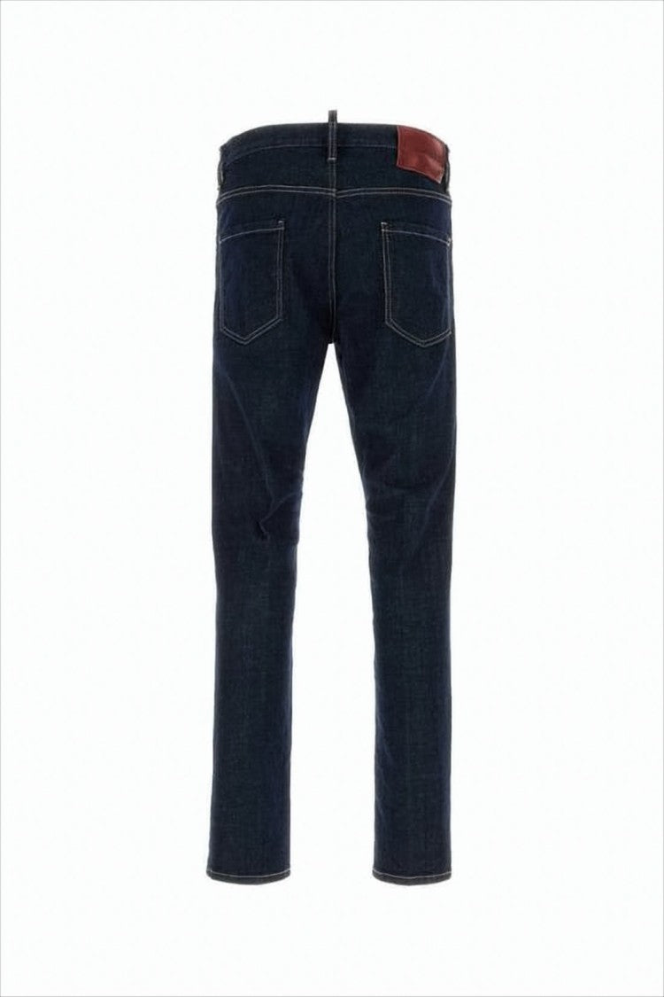 Dsquared2 Dark Indigo Straight-Leg Denim Pants