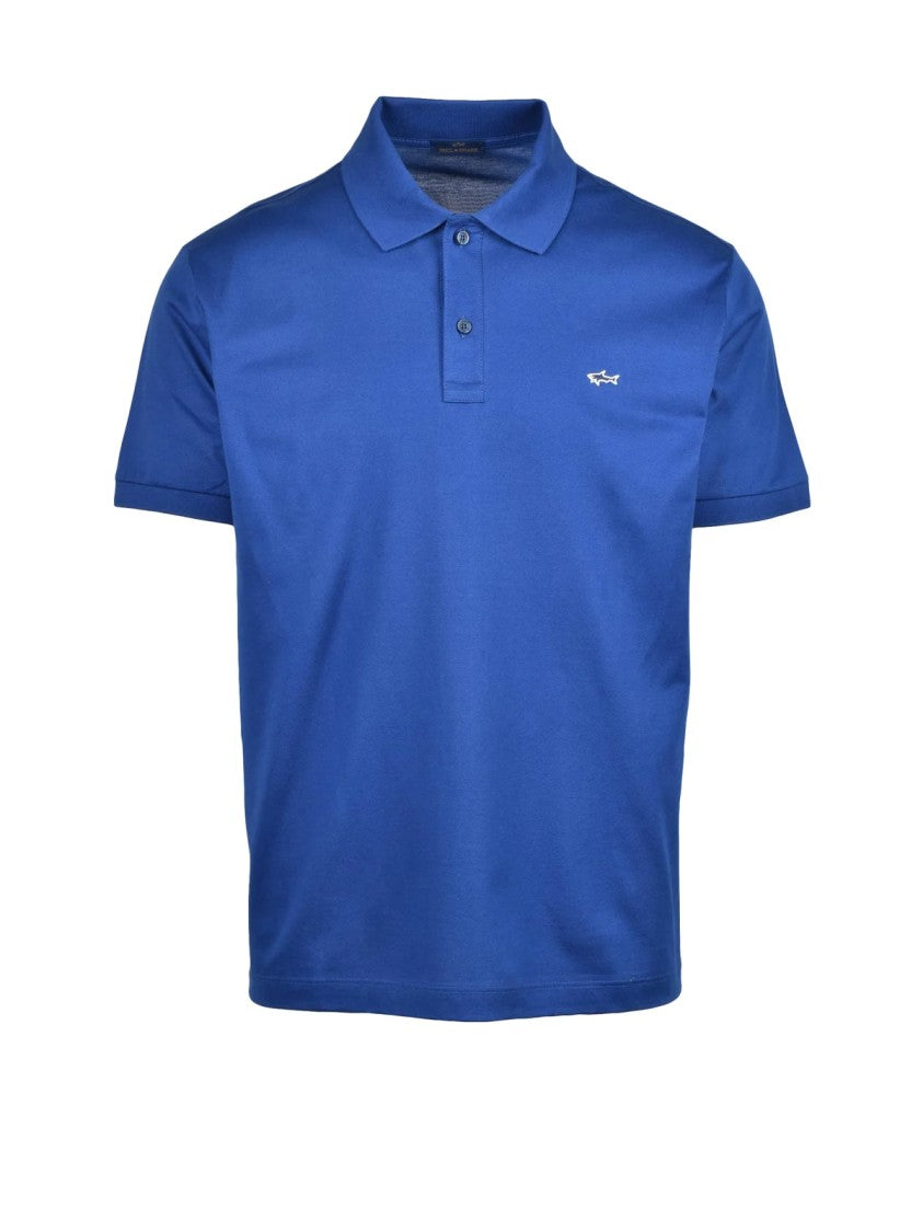 Paul & Shark Blue Cotton Classic Polo Shirt