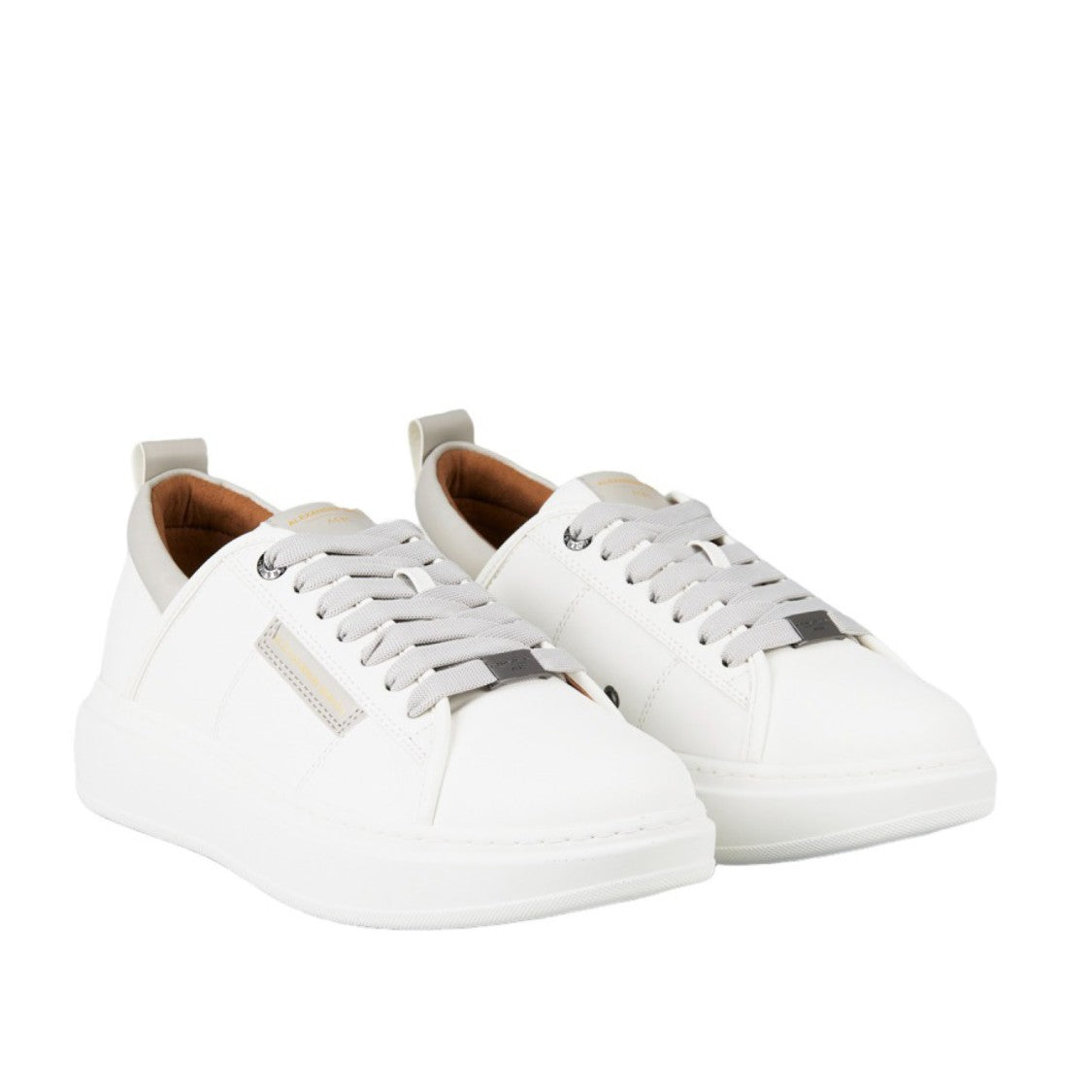 Alexander Smith Ecowembley Sneakers In White Vegetable Leather
