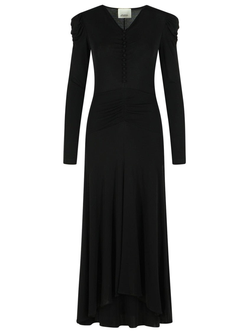 Isabel Marant 'Nejma' Black Viscose Dress