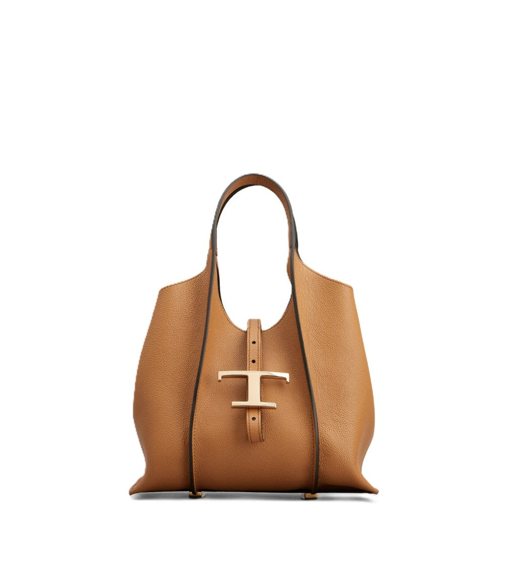 Tod's Compact Structured Mini Shopping Bag With T-Buckle