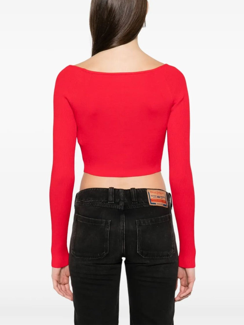 Diesel `M-Vera-Ls` Off-The-Shoulder Top
