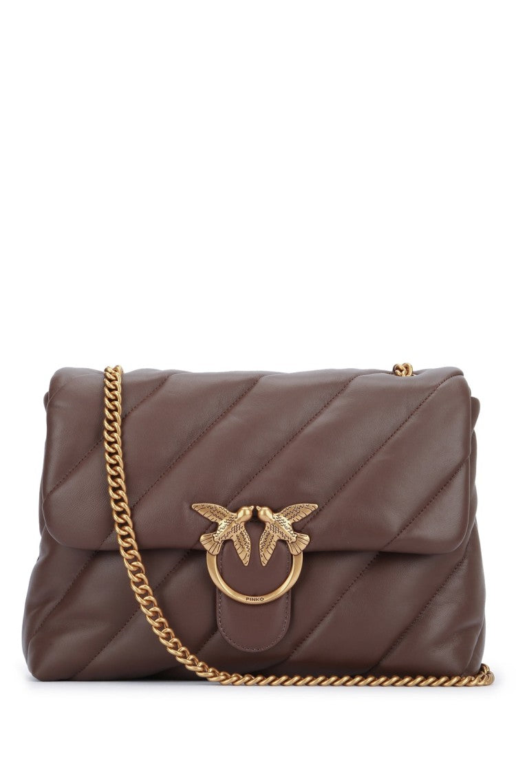 Pinko Quilted Shoulder Bag With Padded Texture