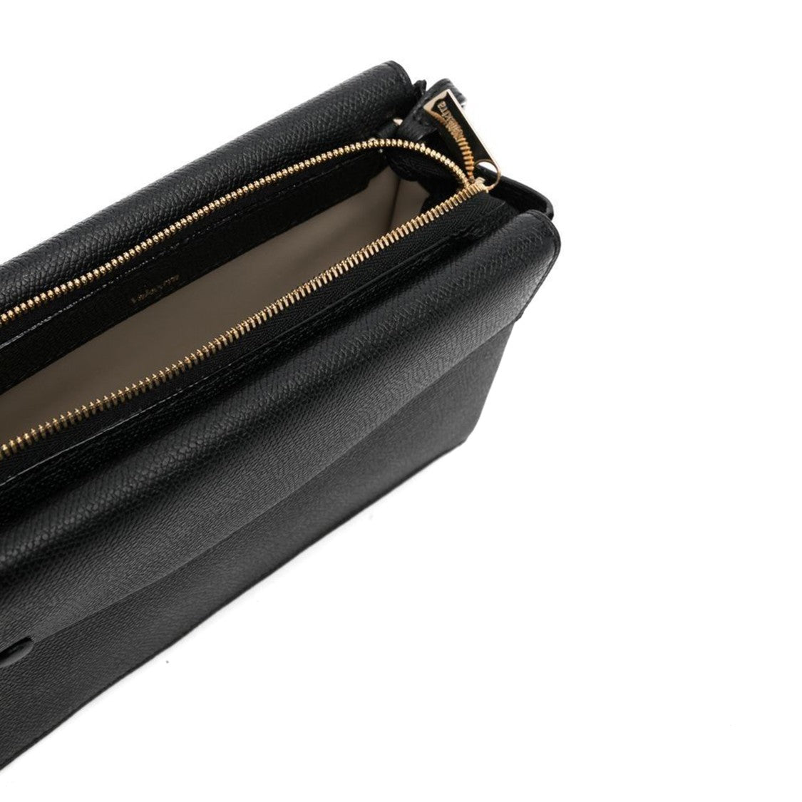 Valextra Textured Calf Leather Trio Crossbody Bag