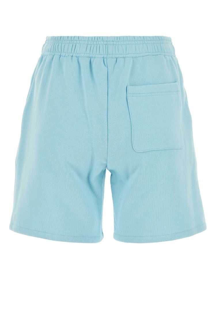 Versace Light-Blue Cotton Shorts