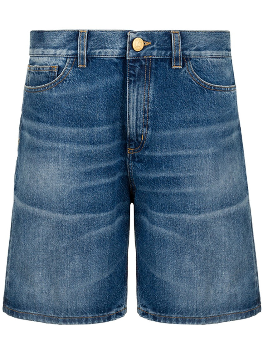 Seafarer Mid-Blue Short Debby Faded Denim Shorts