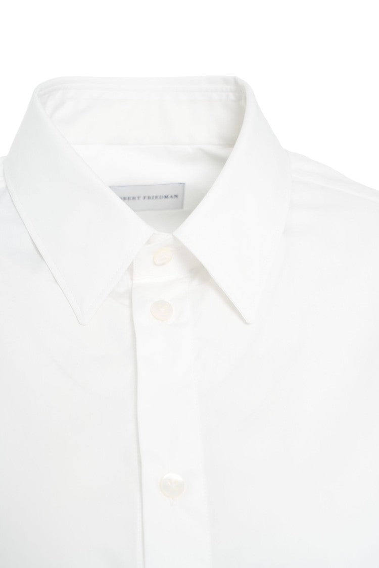 Robert Friedman Cotton Shirt With Classic Kent Collar