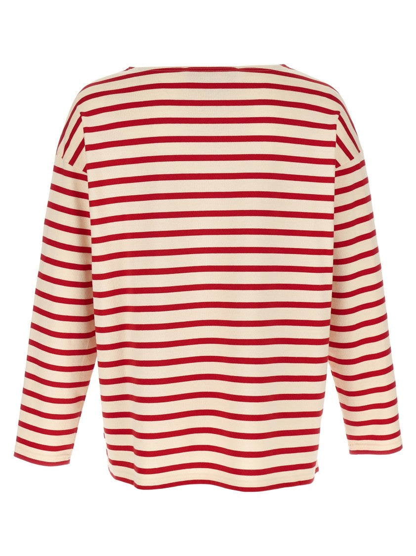Valentino Garavani Striped Cotton Jersey T-Shirt