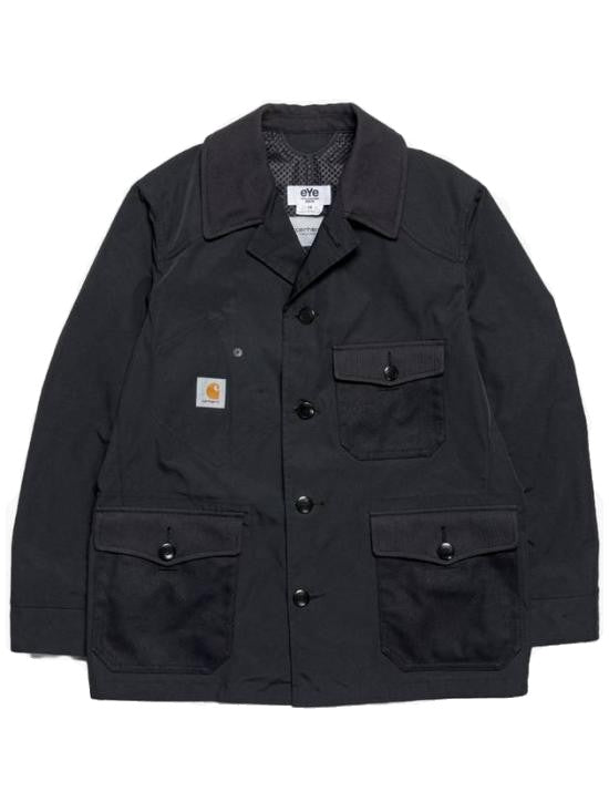 Junya Watanabe Structured Black Jacket With Classic Collar And Four-Button Closure