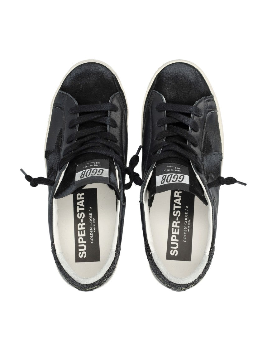 Golden Goose Leather And Suede Vintage Sneakers