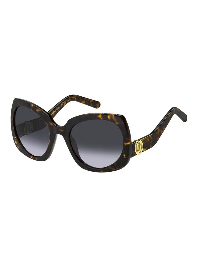 Marc Jacobs Oversized Cat-Eye Sunglasses With Tortoiseshell Pattern