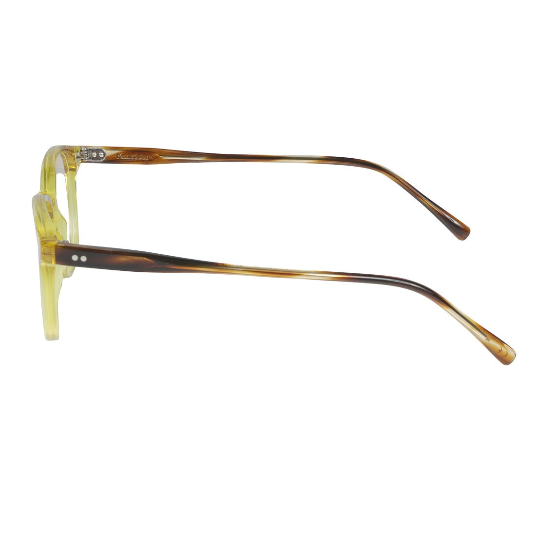 Kador Jolly Light-49/K Translucent Yellow Rounded Square Eyeglasses