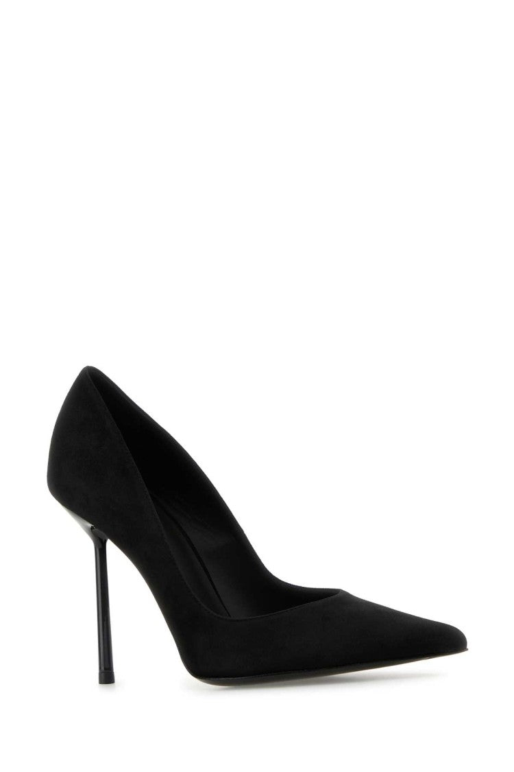 Le Silla Black Suede Bella Pumps