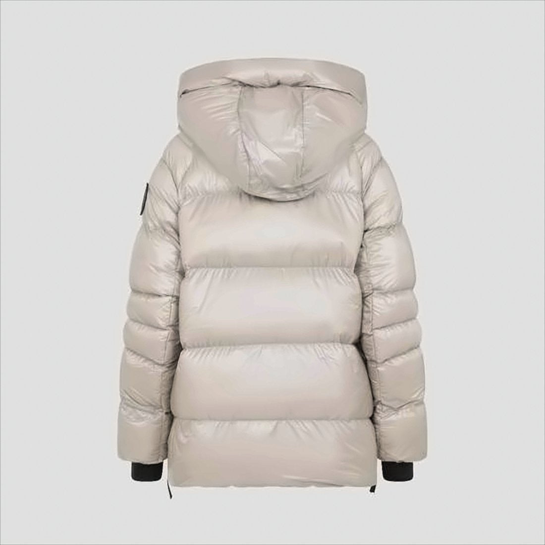 Canada Goose Glossy Quilted Padded Jacket With Adjustable Hood
