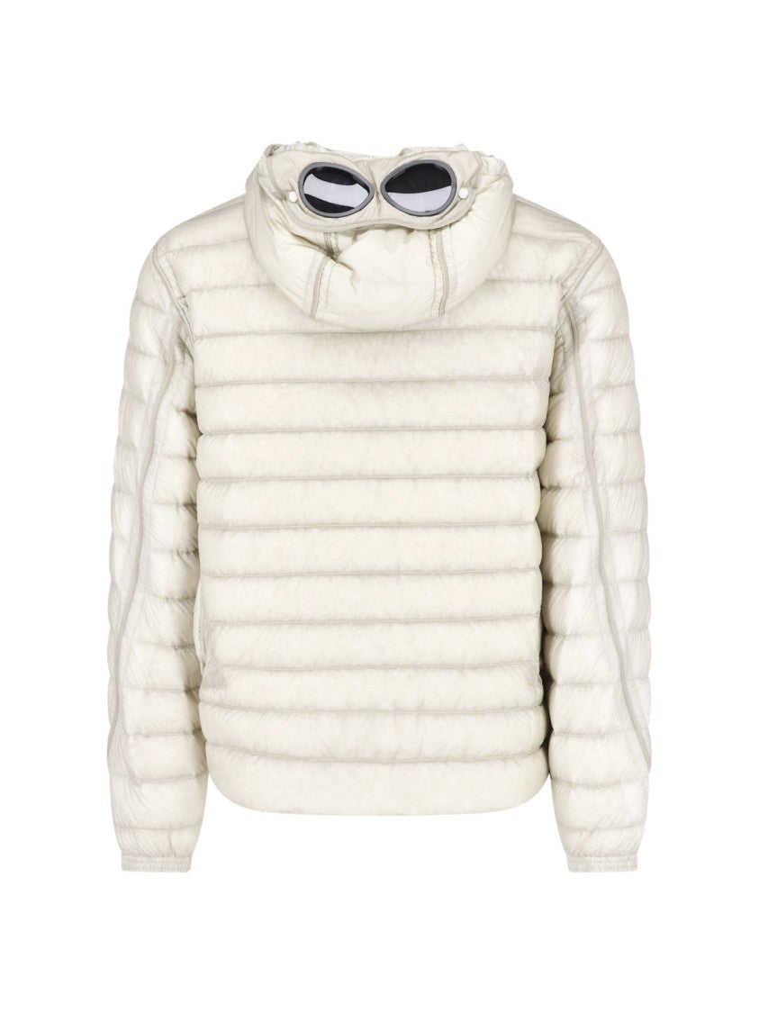 C.P. Company Grey D.D. Shell Goggle Hooded Jacket