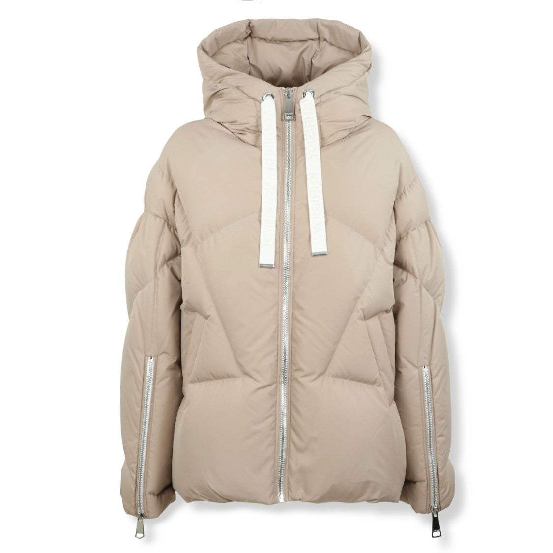 Khrisjoy Structured Short Coat With Contrasting Fabric Textures