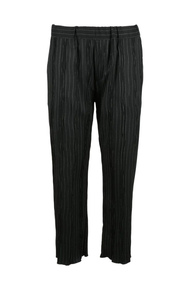 Collection Privee? Comfort Fit Trousers - Black/White