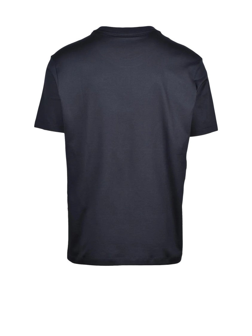 Paul & Shark Black Silver Cotton T-Shirt