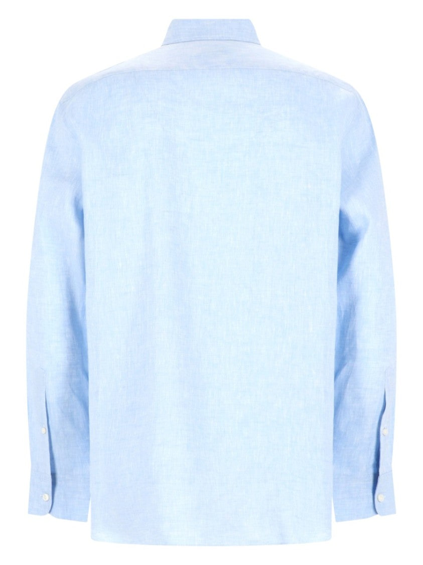 Zegna Oasi Linen Long-Sleeve Shirt