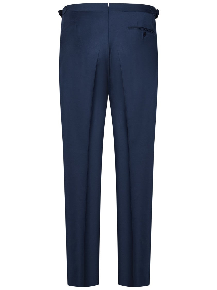 Franzese Collection Tailored 150’S Merino Wool Trousers