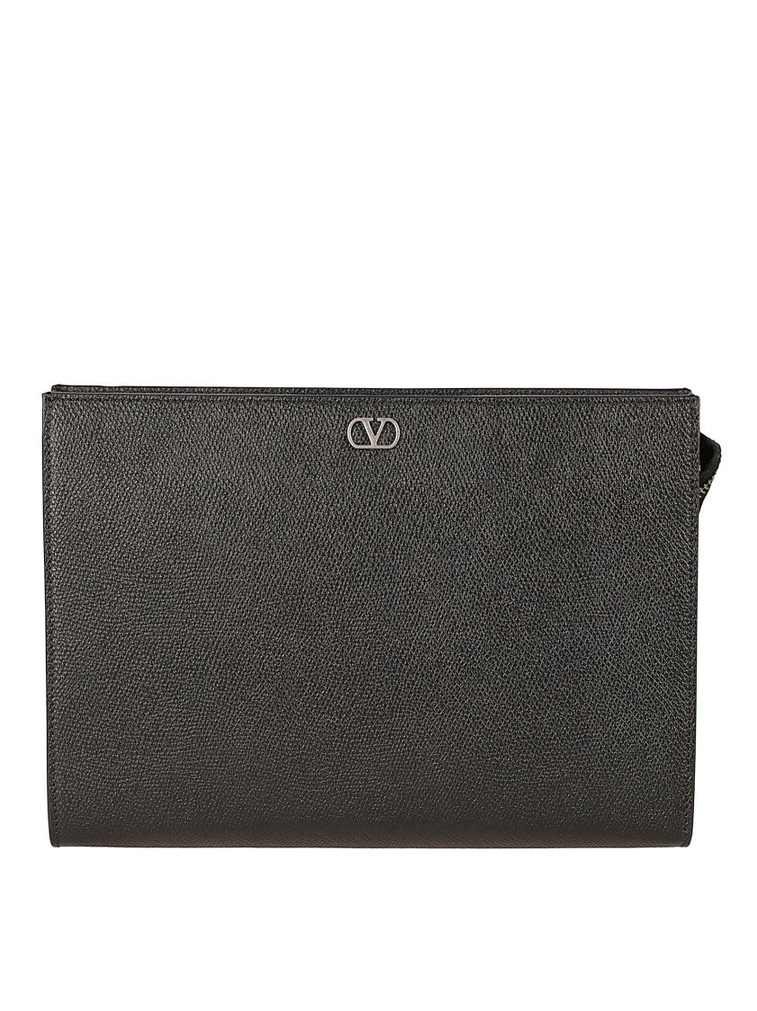 Valentino Garavani Structured Textured Leather Bag