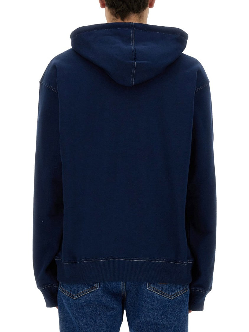 Msgm Oversized Cotton Sweatshirt