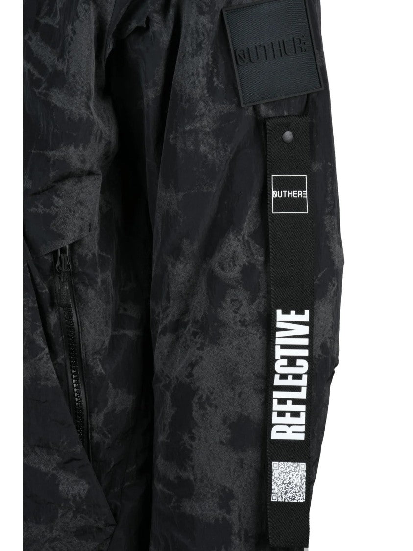 Outhere Black Thermochromic Polyamide Technical Jacket