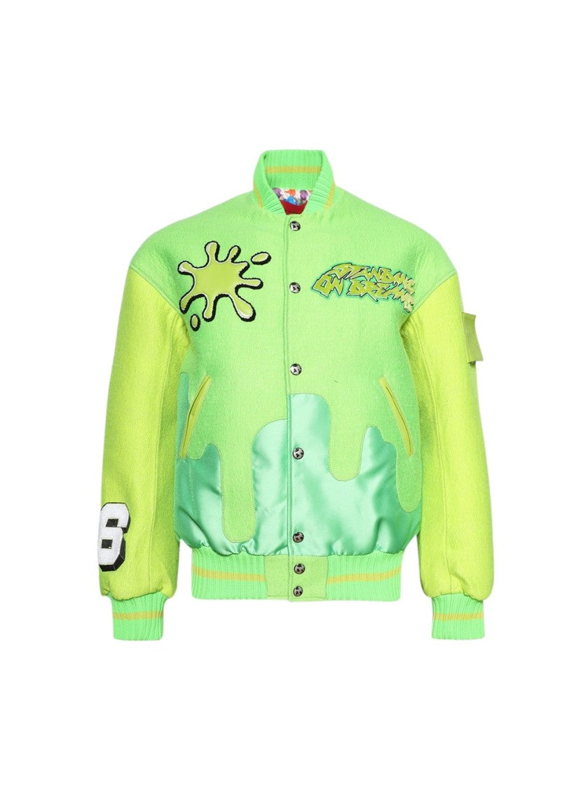 Members Of The Rage Slime Varsity Jacket