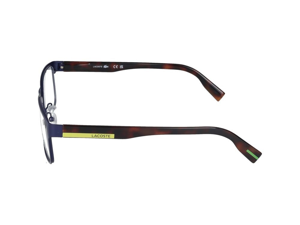 Lacoste Matte Blue L2283 Metal Rectangular Eyeglasses