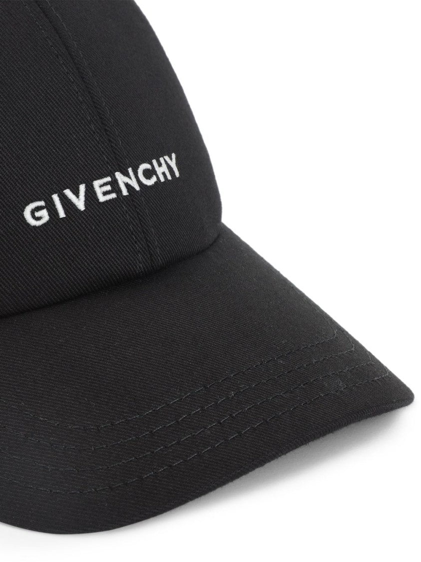 Givenchy Structured Black Cap With Contrasting Logo