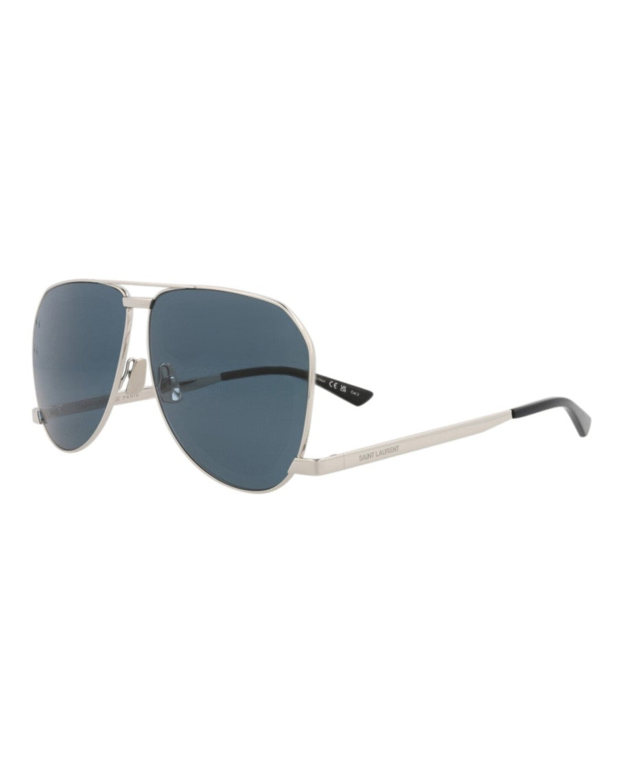 Saint Laurent Aviator-Frame Metal Sunglasses