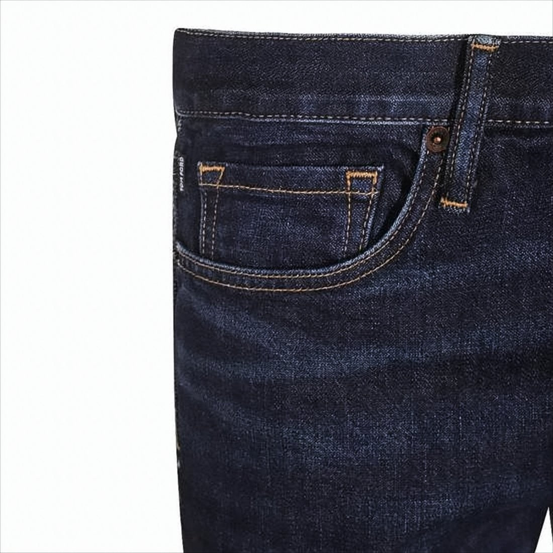 Tom Ford Slim Fit Dark Indigo Denim Pants