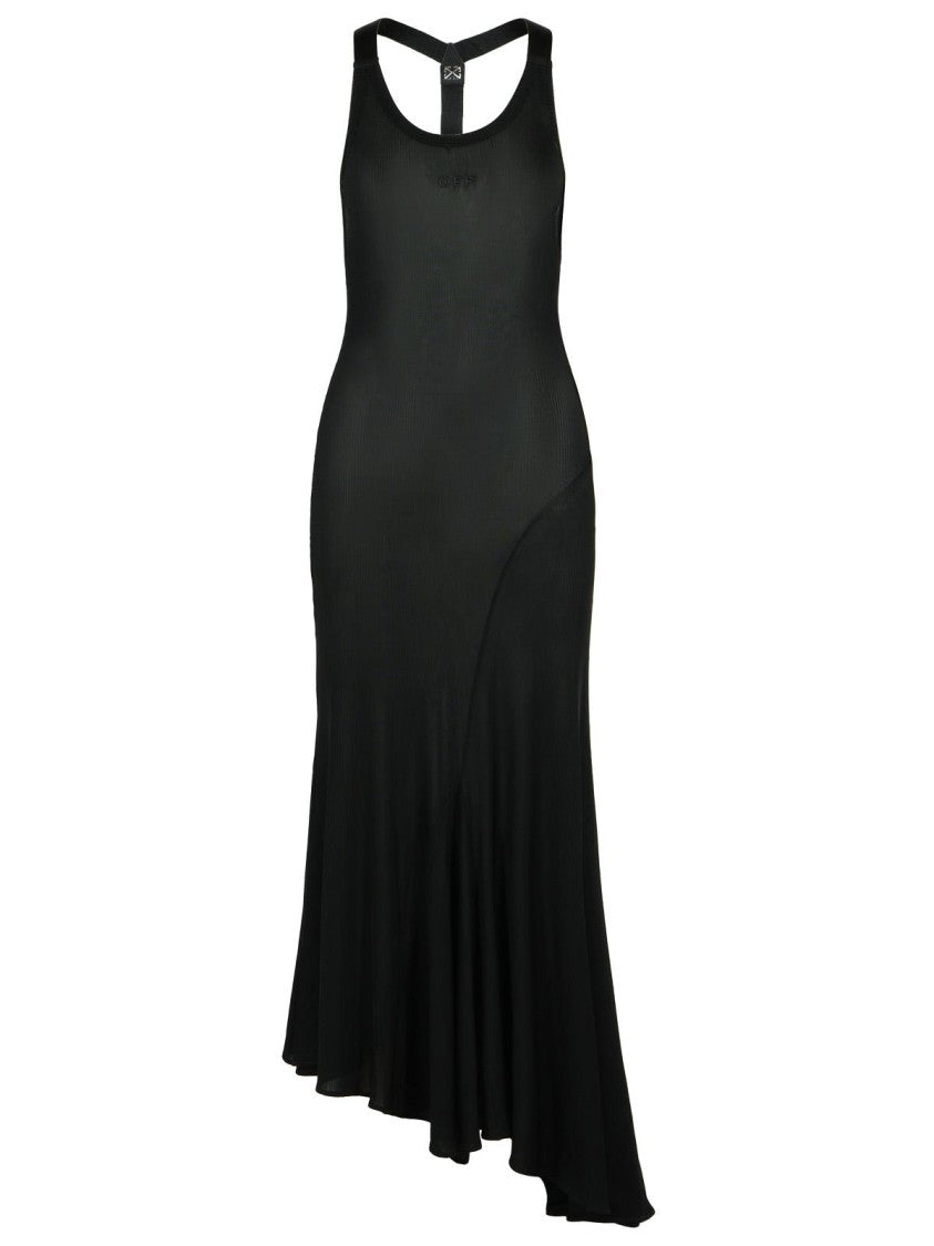 Off-White Black Viscose Dress