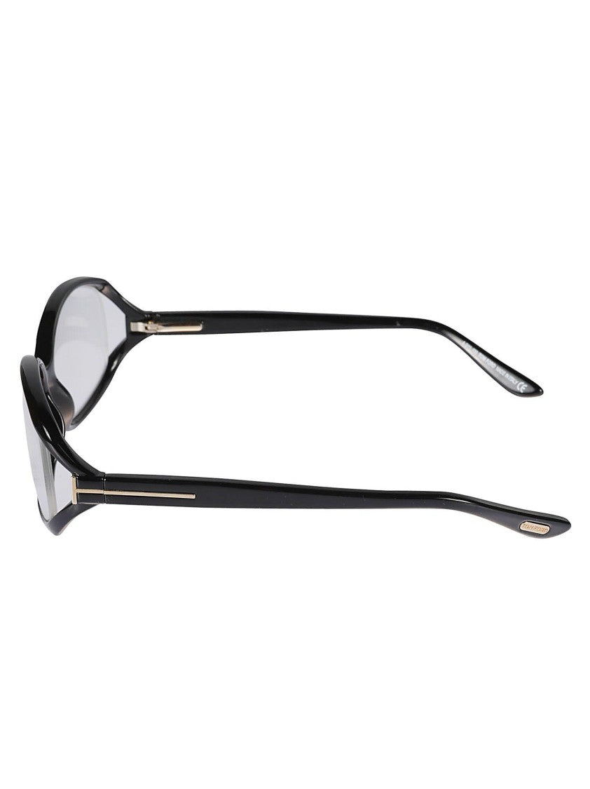 Tom Ford Ft5186 55001 Oval-Frame Sunglasses