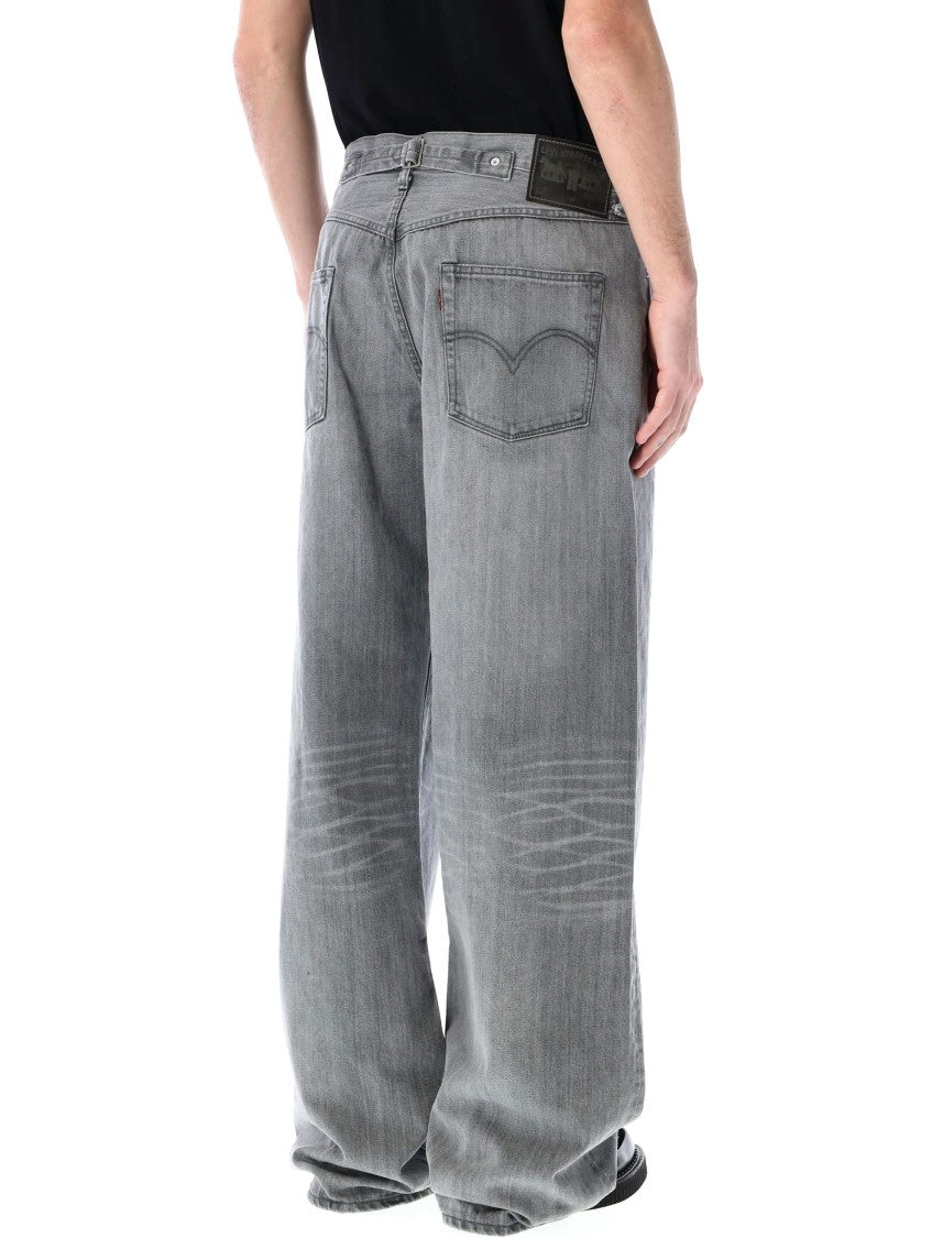 Junya Watanabe Wide Leg Cotton Denim Jeans