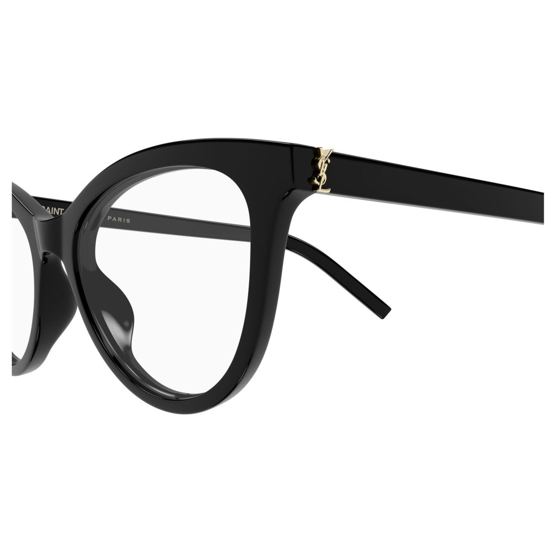 Saint Laurent Sl M164 Glossy Black Cat-Eye Sunglasses