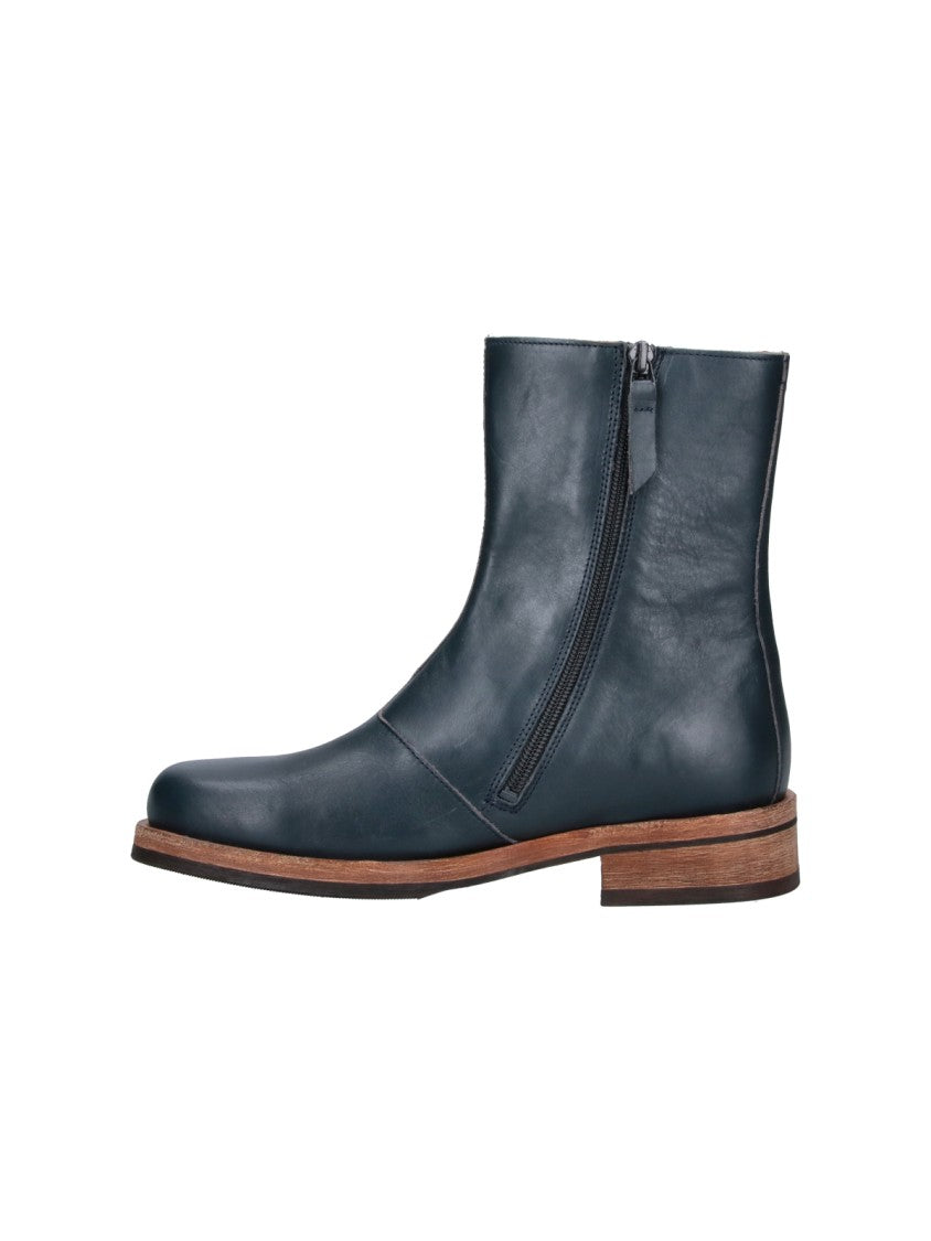 Our Legacy Blue Camion Zip Leather Boots