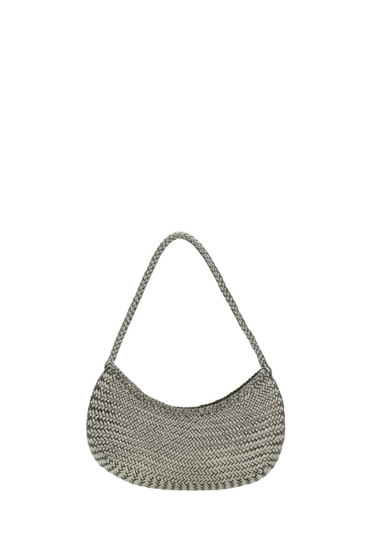 Dragon Diffusion Nova Luna Bag In Silver Buffalo Calf Leather