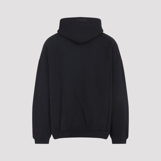 Fear Of God Pullover Fleece Hoodie With Bold Front Print