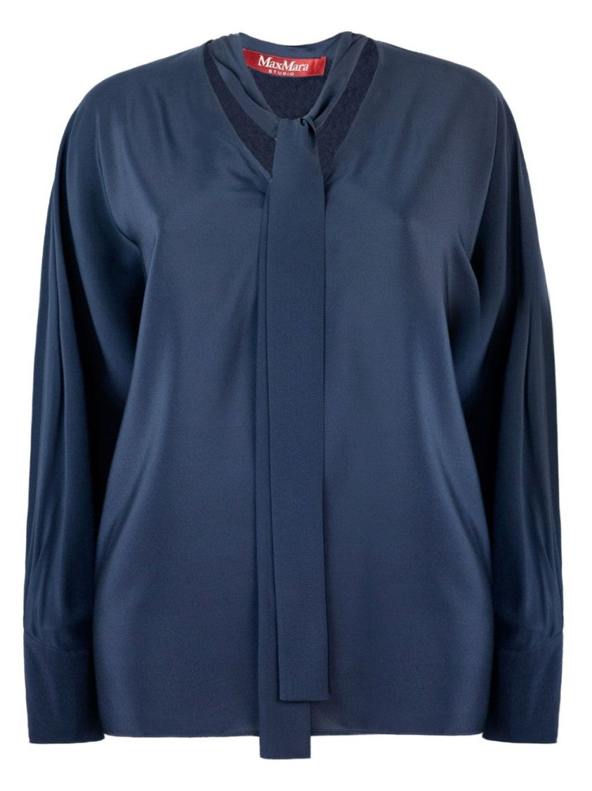 Max Mara Silk Crepe De Chine Blouse