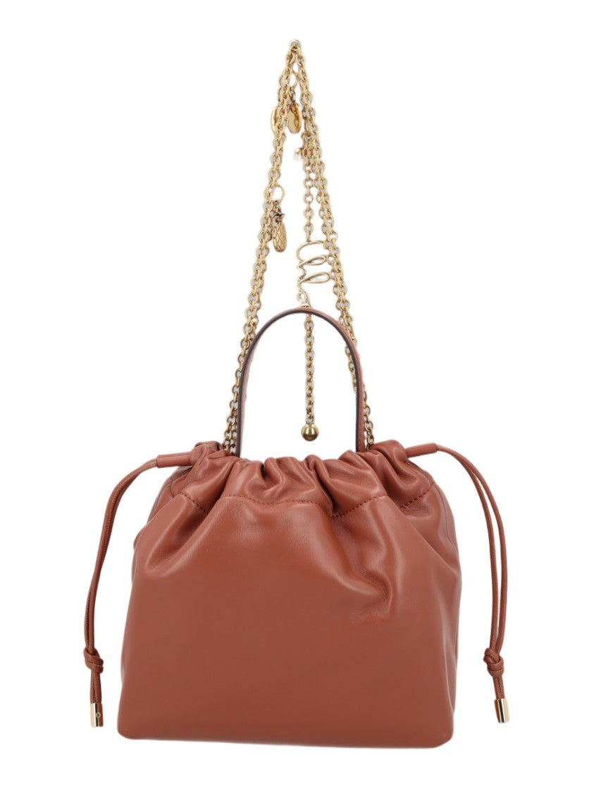 Chloé Shoulder Bag With Charms And Gathered Design