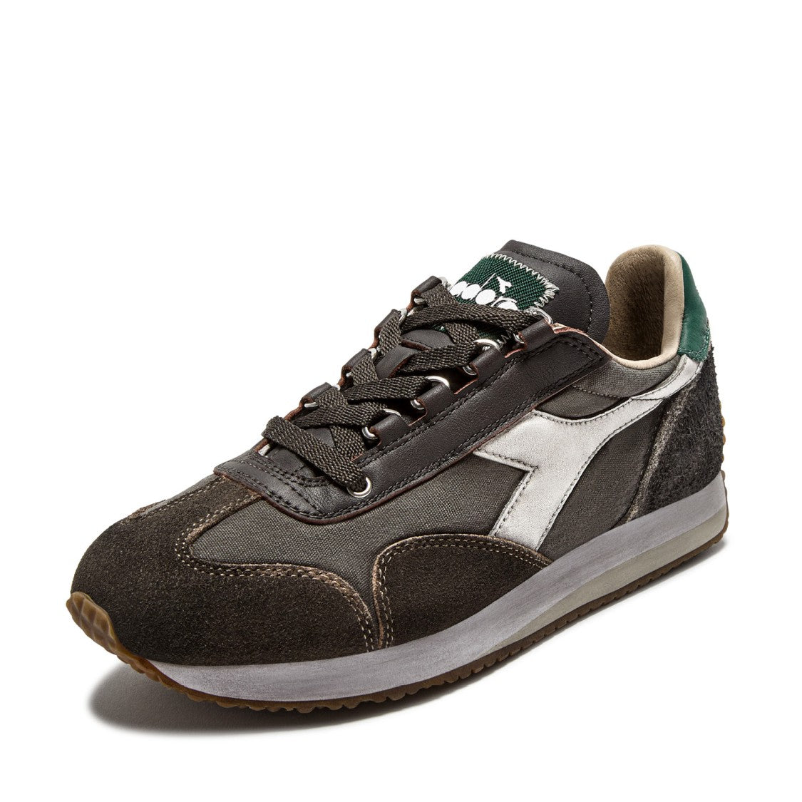 Diadora Heritage Equipe Sneakers In Mud Suede