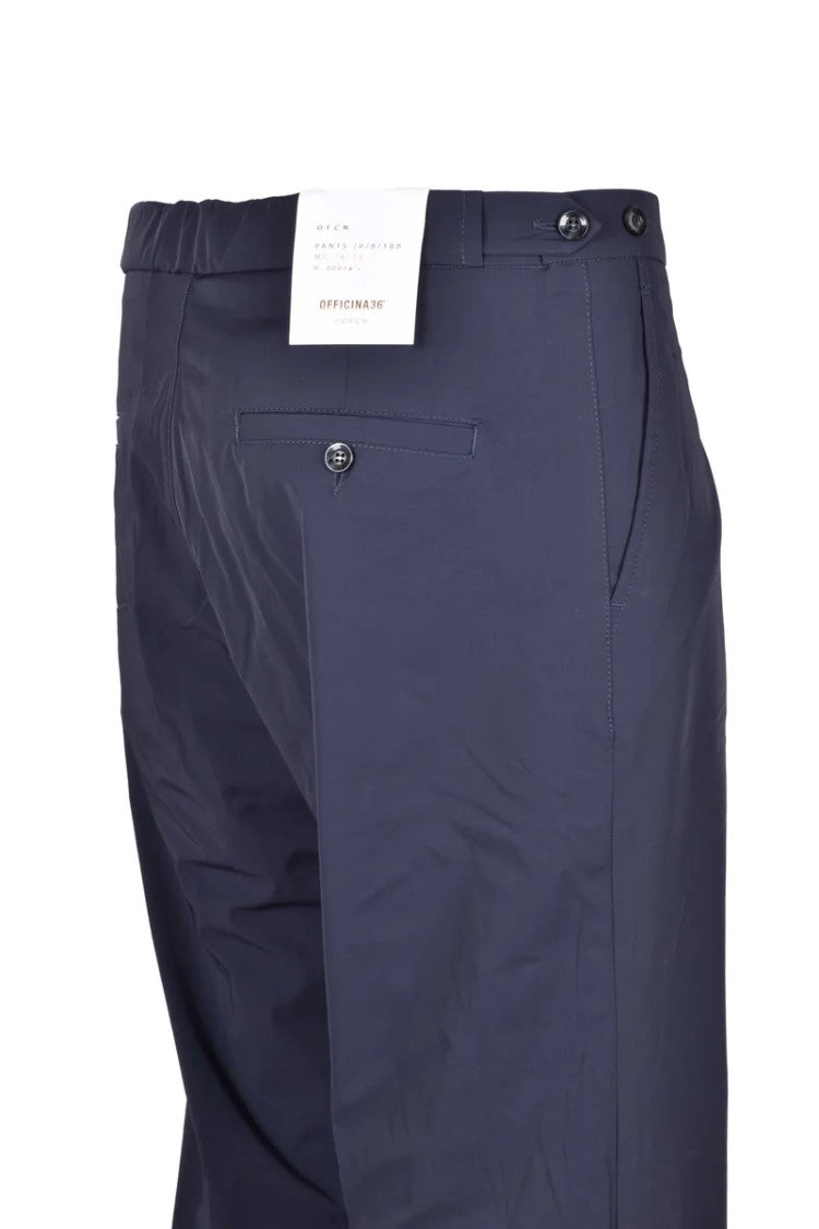 Officina 36 Technical Stretch Pants - Blue