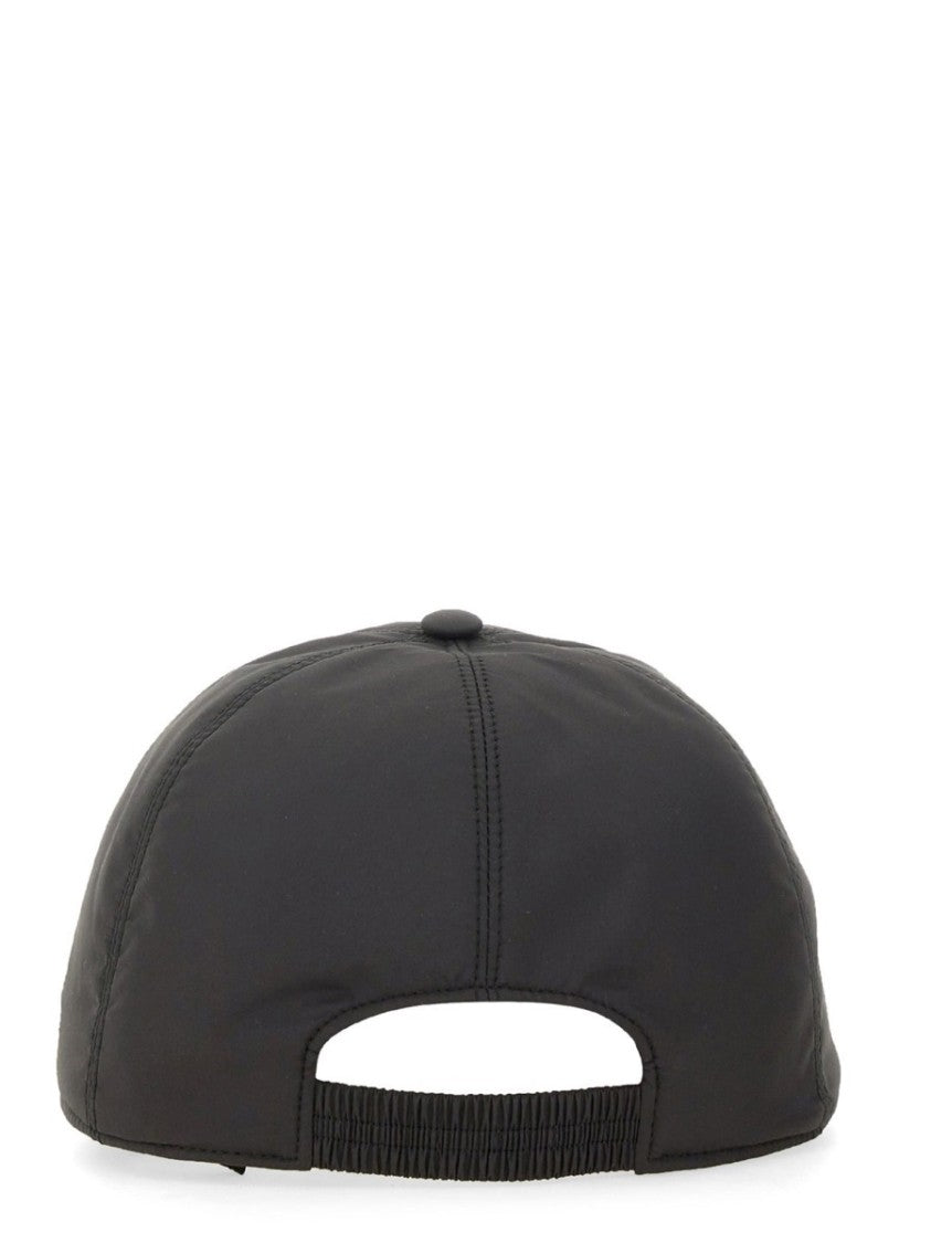 Zegna Structured Black Baseball Cap