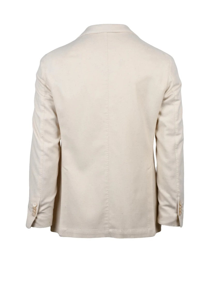 L.B.M. 1911 Classic Cut Beige Blazer With Soft Hand And Unlined Interior