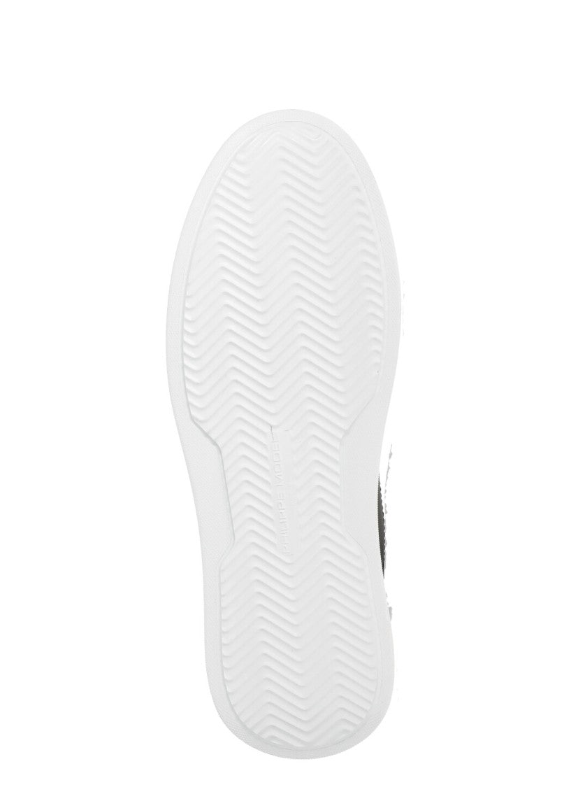 Philippe Model Temple Low Sneakers With Contrasting Logo Heel