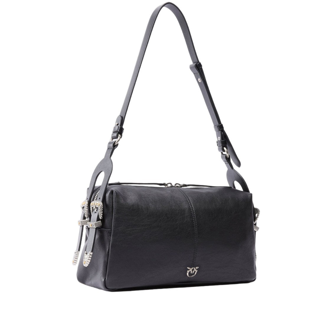 Pinko Medium Keeper Bag In New Bicker Leather