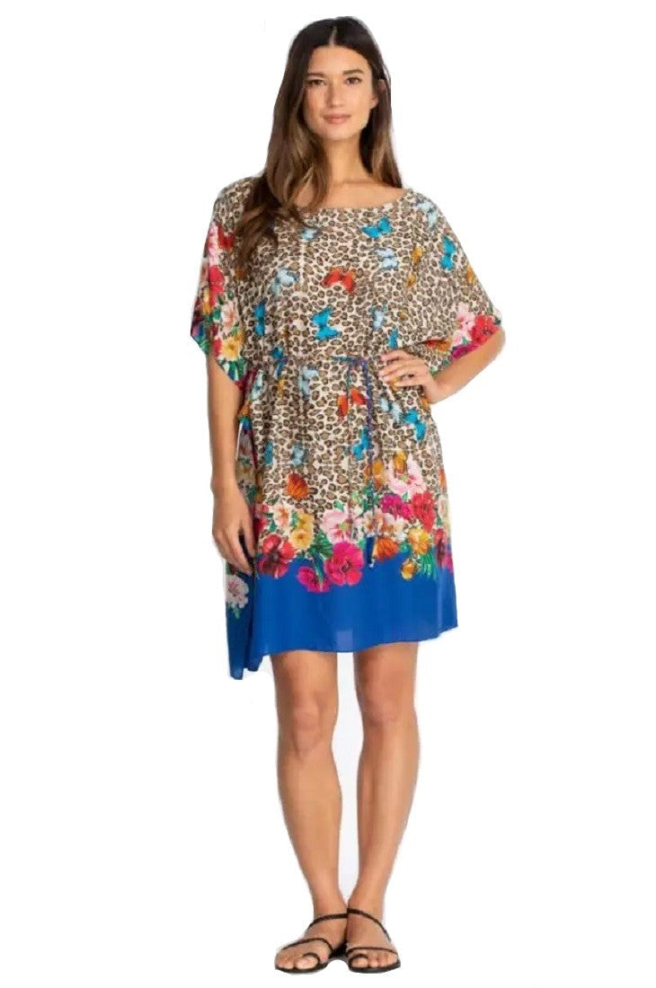 Johnny Was Fleur Kaftan Dress With Braided Tie - Csw5622-F